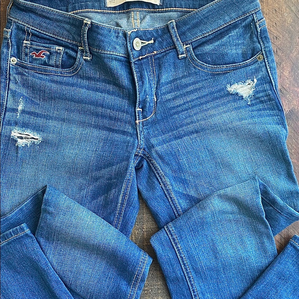 Slightly Distressed Hollister Jeans